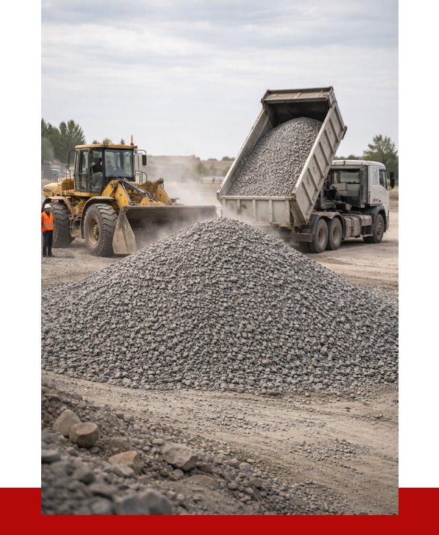Купить щебень с доставкой в Нижнеудинске от 2543 руб. | ПРОНЕРУДНжк