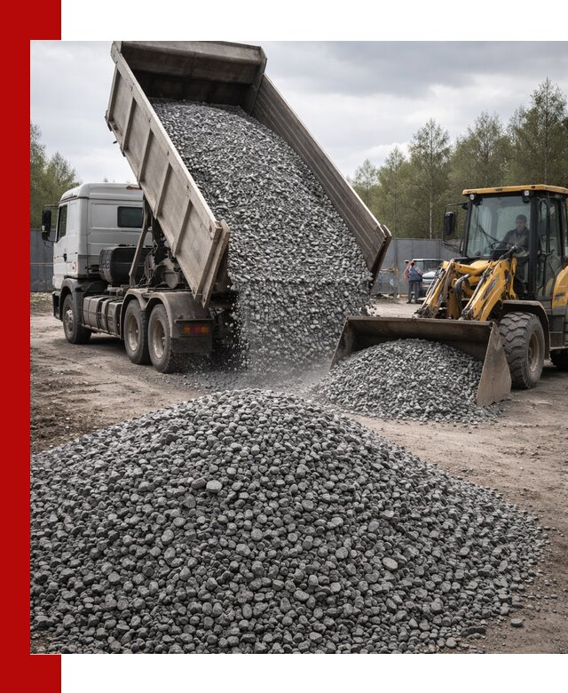 Доставка и продажа щебня гранитного в Нижнеудинске