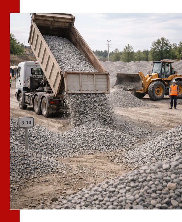 Гранитный щебень фракции 3–10: доставка и продажа в Нижнеудинске