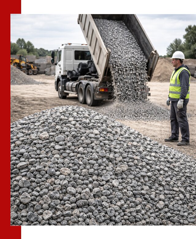 Доставка и продажа гранитного щебня фракции 5-20 в Нижнеудинске