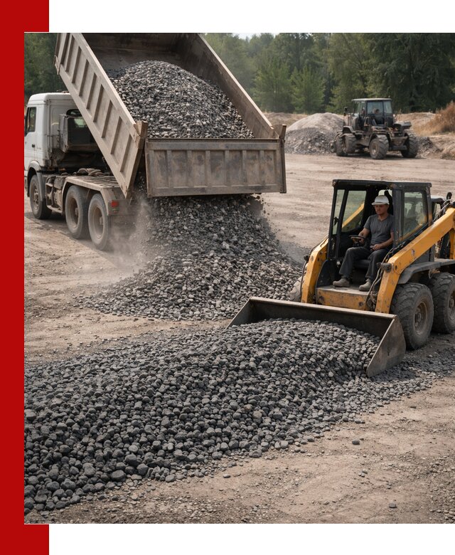 Гранитный щебень фракция 40-70 с доставкой в Нижнеудинске