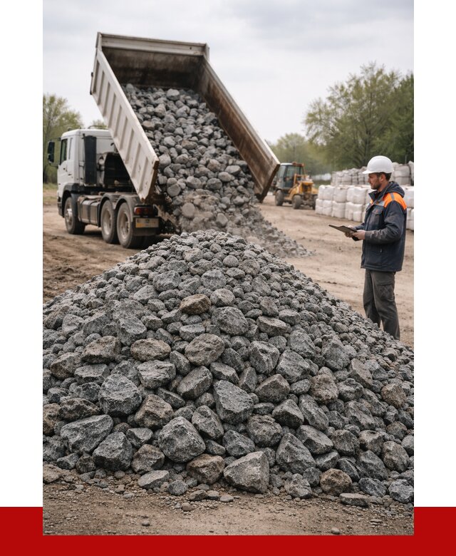 Гранитный щебень фракция 100-200 в Нижнеудинске от 4272 р. ПРОНЕРУДНжк