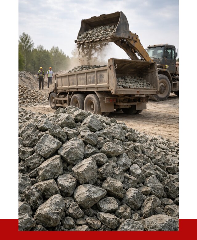 Щебень габбро диабаз фракция 70-150 в Нижнеудинске от 2848 р.|ПРОНЕРУДНжк