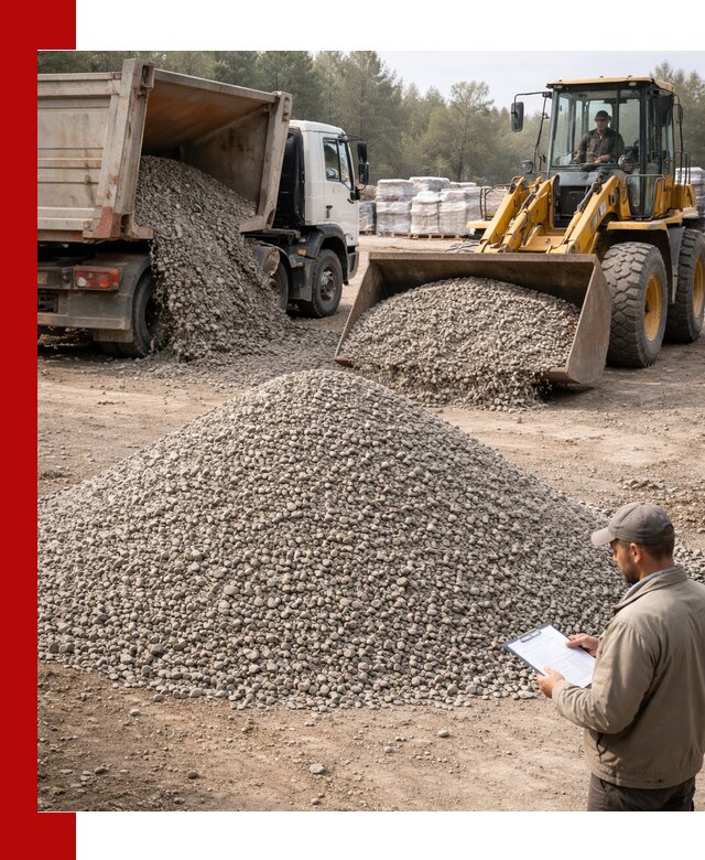 Гравийный щебень фракция 5–10 с доставкой в Нижнеудинске