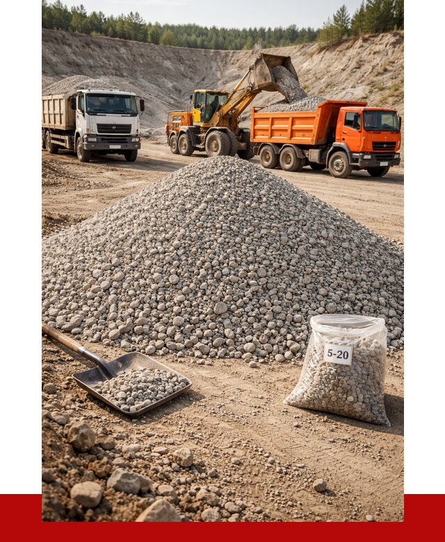 Доломитовый щебень фр. 5-20 в Нижнеудинске от 4272 р. | ПРОНЕРУДНжк