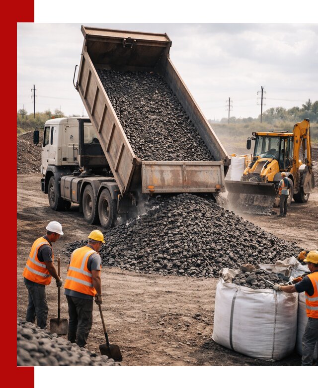 Шлаковый щебень фракция 40-70 с доставкой в Нижнеудинске