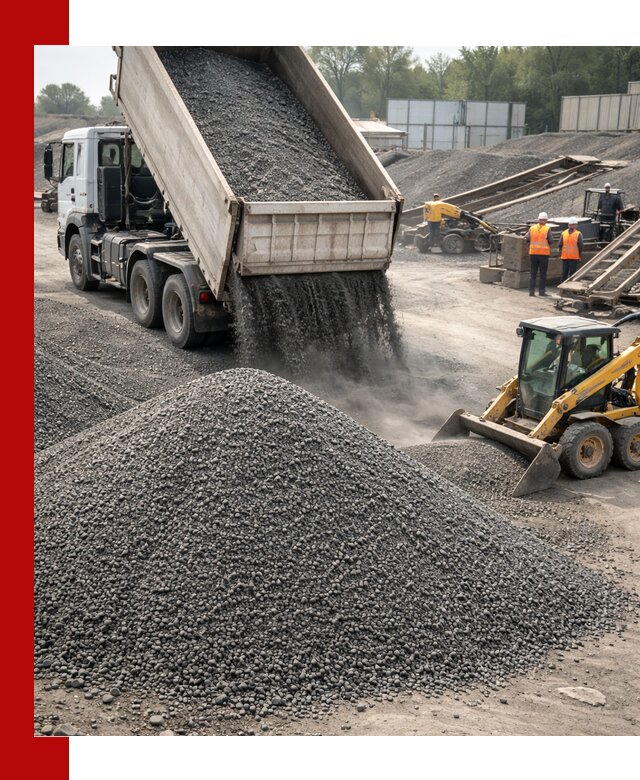 Вторичный щебень фракция 0–5 с доставкой в Нижнеудинске