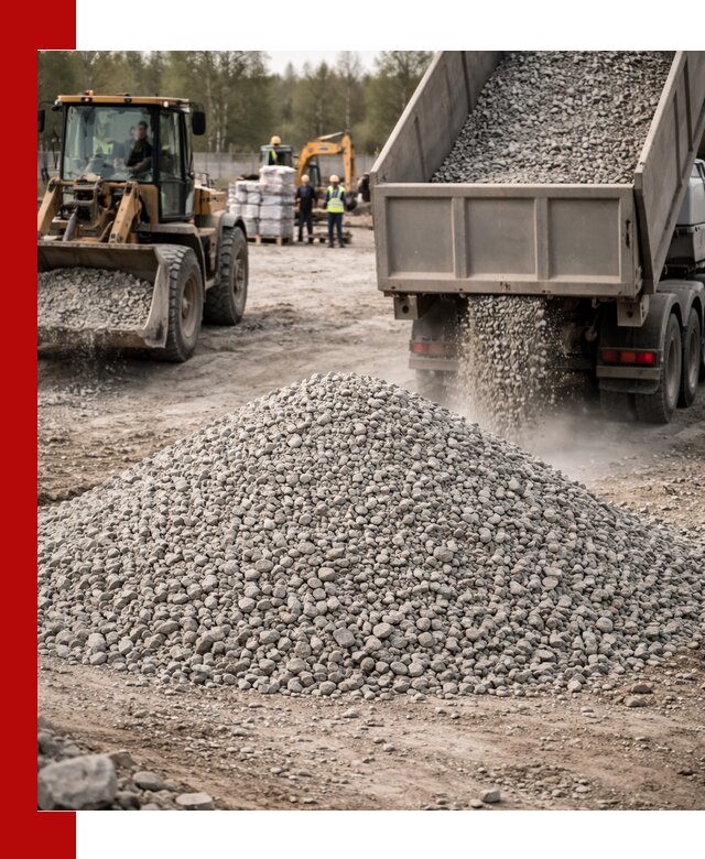 Вторичный щебень фракции 5-20 в Нижнеудинске — доставка и продажа крупнотоннажно