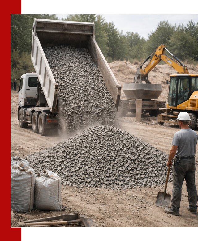 Доставка и продажа бетонного щебня в Нижнеудинске