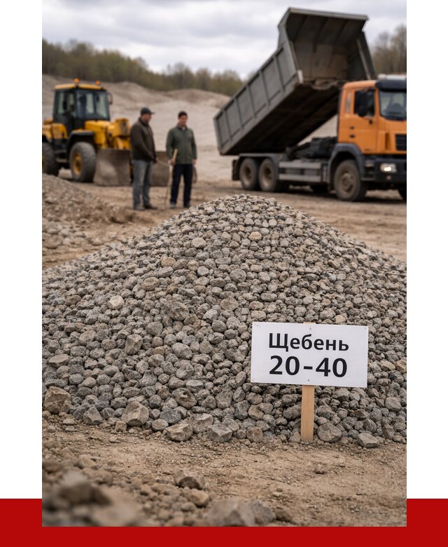 Бетонный щебень фракция 20-40 в Нижнеудинске от 2492 р. | ПРОНЕРУДНжк