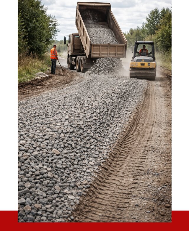 Щебень для отсыпки дороги в Нижнеудинске от 2746 р. ПРОНЕРУДНжк
