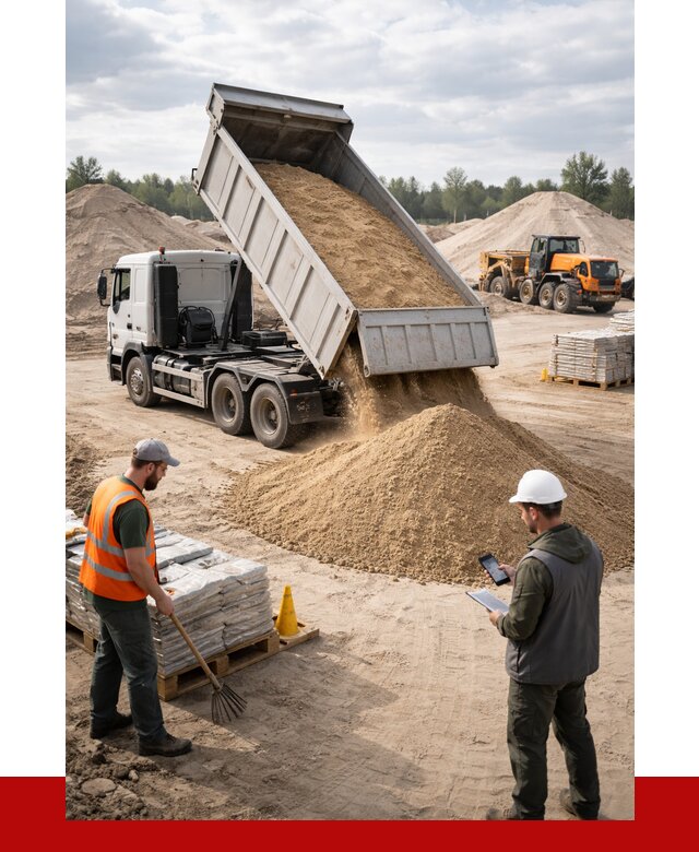 Карьерный песок с доставкой в Нижнеудинске от 3662 р. ПРОНЕРУДНжк