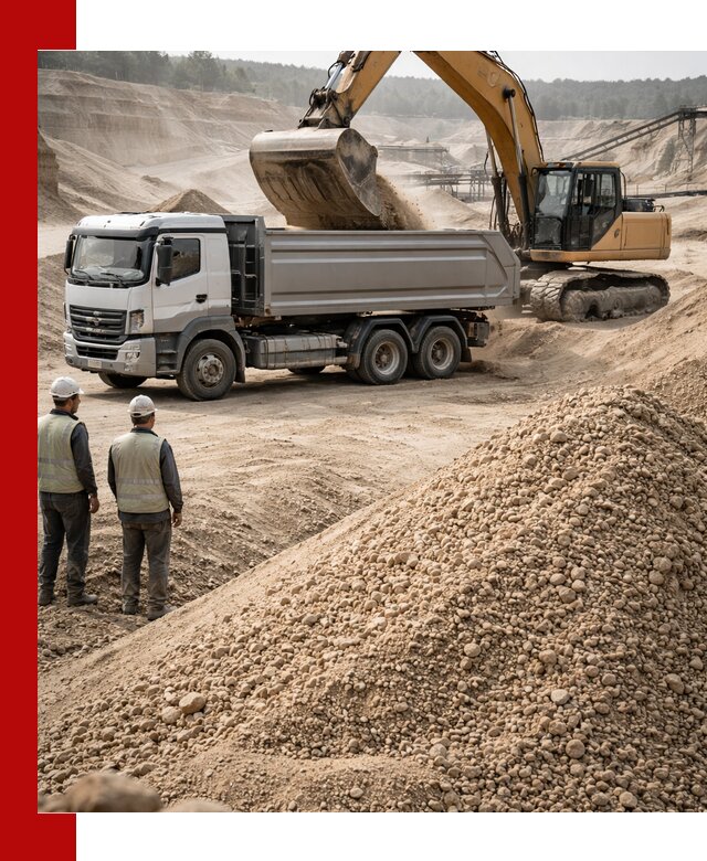 Карьерный крупнозернистый песок с доставкой в Нижнеудинске