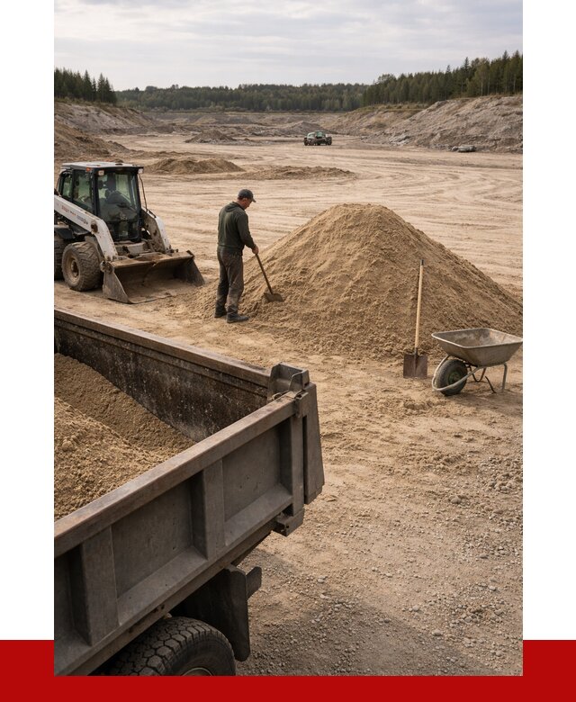 Карьерный песок среднезернистый в Нижнеудинске, от 2238 р. ПРОНЕРУДНжк