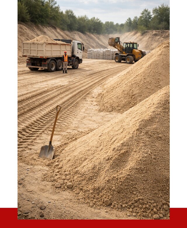 Карьерный песок мелкозернистый в Нижнеудинске от 9154 р. | ПРОНЕРУДНжк