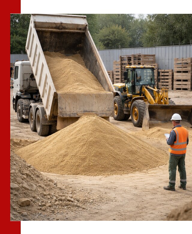 Доставка карьерного мелкозернистого песка в Нижнеудинске