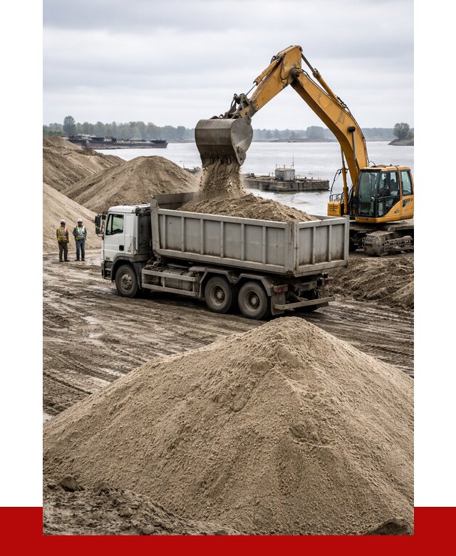 Купить речной песок навалом в Нижнеудинске от 1831 р., ПРОНЕРУДНжк