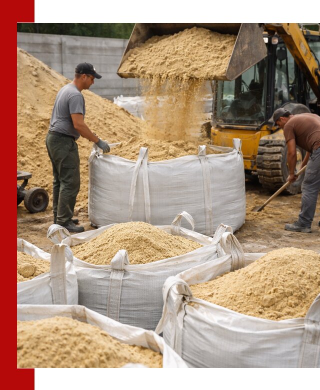 Поставка качественного песка для кладки в Нижнеудинске
