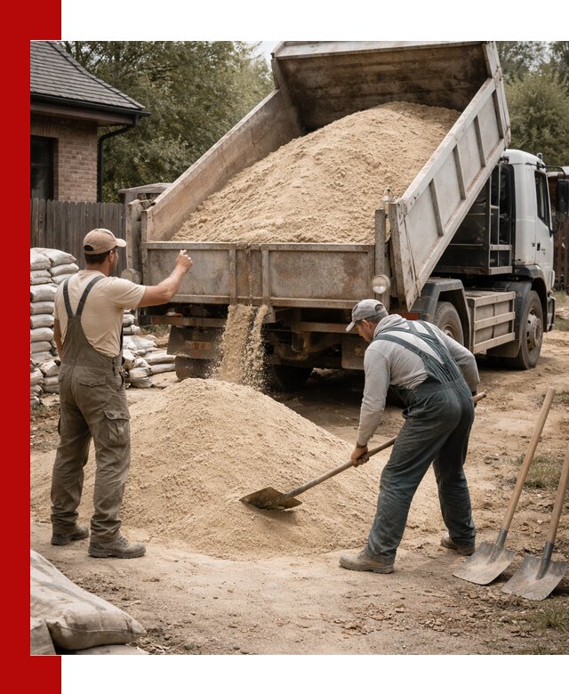 Песок для штукатурки с доставкой в Нижнеудинске качественный и чистый