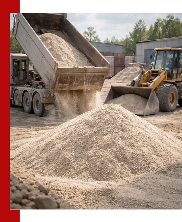 Кварцевый песок с доставкой в Нижнеудинске для строительных работ