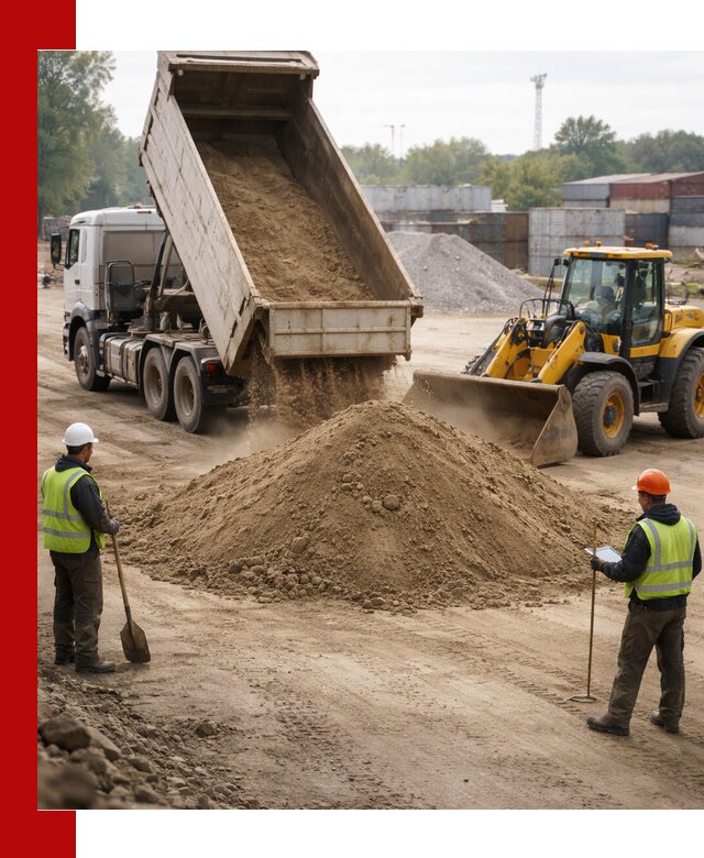 Доставка и продажа пескогрунта оптом и в розницу в Нижнеудинске