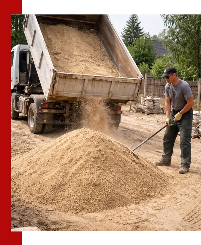 Доставка сухого песка самосвалами в Нижнеудинске