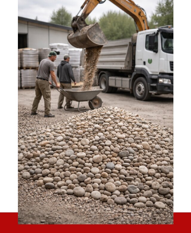 Галька декоративная в Нижнеудинске от 3255 р. за куб | ПРОНЕРУДНжк