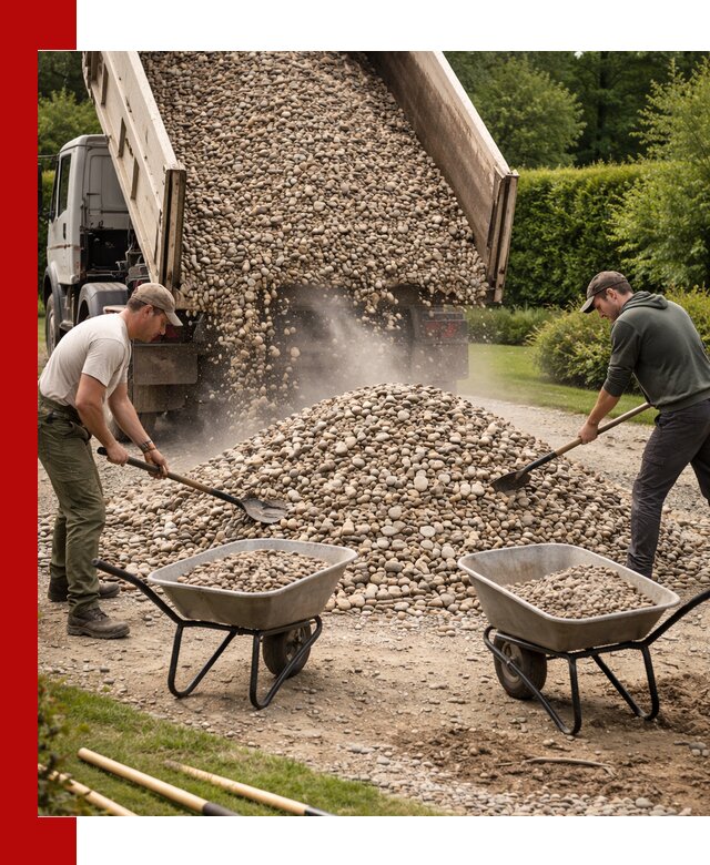 Доставка и продажа декоративной гальки в Нижнеудинске