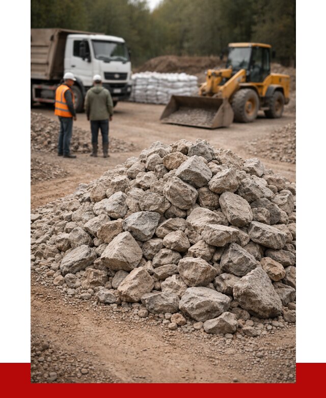 Купить бутовый камень с доставкой в Нижнеудинске от 2339 р. | ПРОНЕРУДНжк