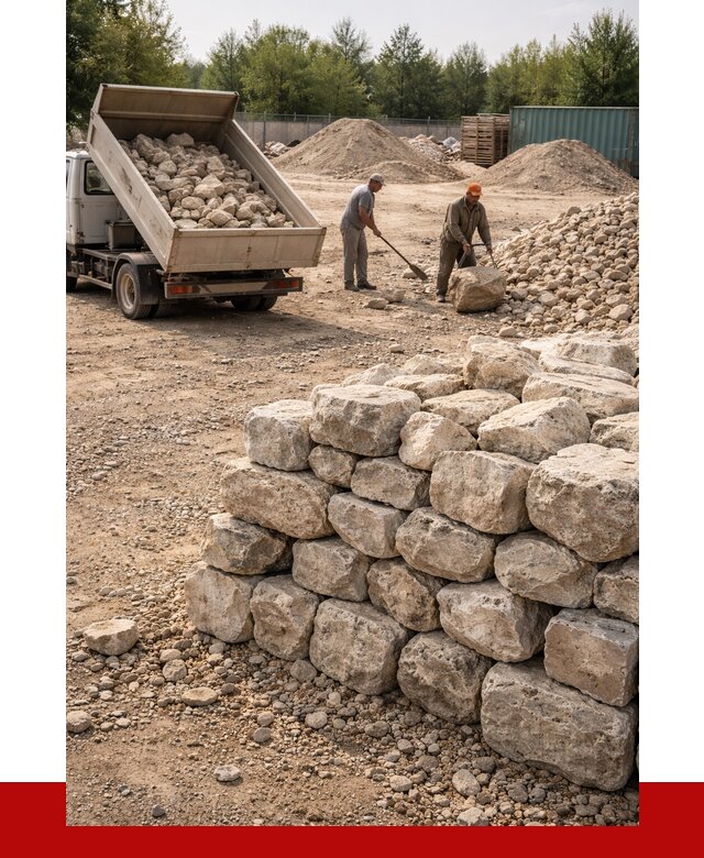 Бутовый камень известняковый в Нижнеудинске от 4272 р. | ПРОНЕРУДНжк