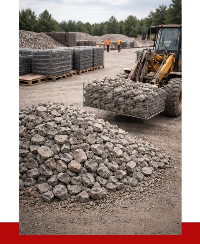 Камень для габионов фракция 70-150 в Нижнеудинске от 4272 р. | ПРОНЕРУДНжк