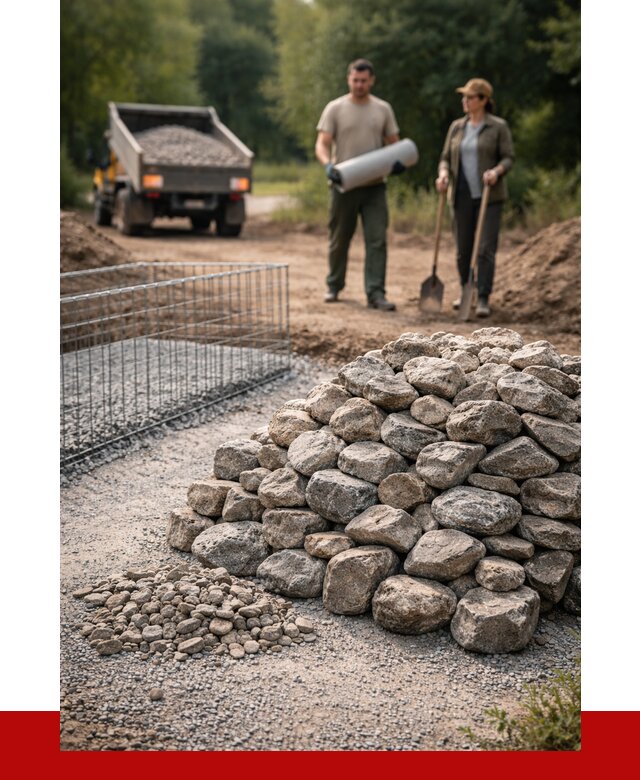 Камень для габионов фракция 100-200 в Нижнеудинске от 4882 р. | ПРОНЕРУДНжк