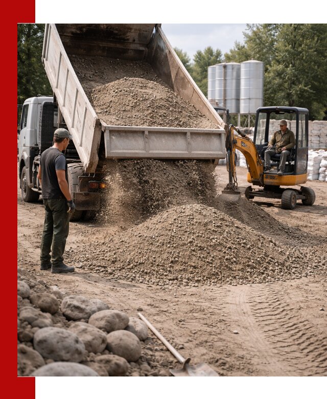 Доставка ПГС С3 в Нижнеудинске самосвалами и миксерами