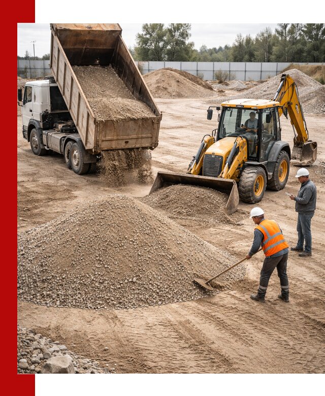 Поставка и доставка ПГС С4 в мешках и самосвалах в Нижнеудинске