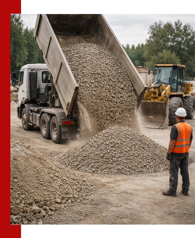 Доставка щпс в Нижнеудинске — щебеночно-песчаная смесь под заборы и дорожки