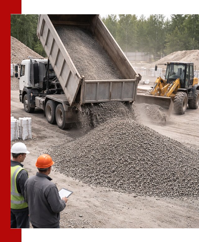 Доставка и продажа гранитного отсева 0-10 в Нижнеудинске