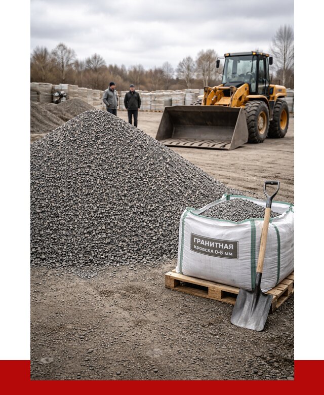 Купить гранитную крошку в Нижнеудинске от 4882 р. с доставкой | ПРОНЕРУДНжк