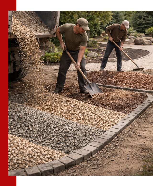 Декоративная крошка для ландшафта в Нижнеудинске — продажа и доставка