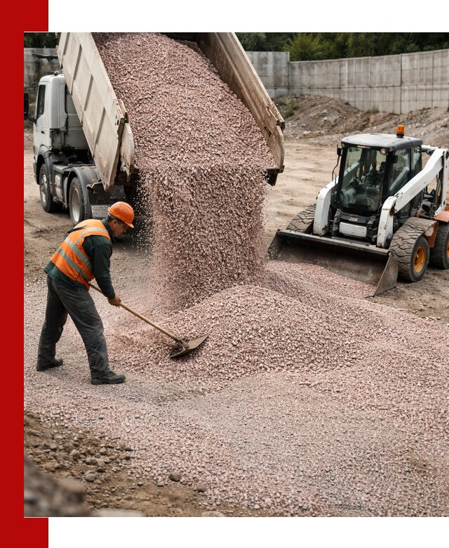 Крошка розовый гранит с доставкой в Нижнеудинске от производителя