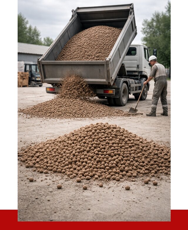 Керамзит с доставкой в Нижнеудинске от 4272 р. за м3 | ПРОНЕРУДНжк