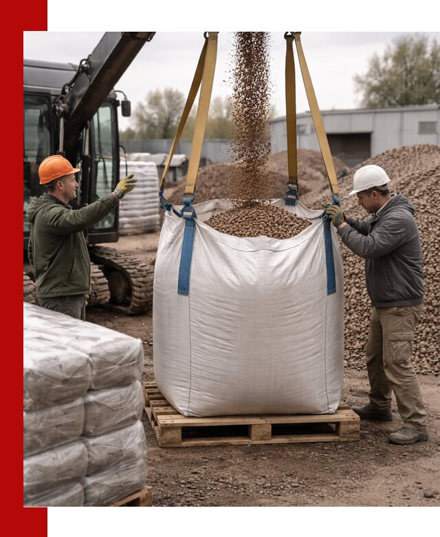 Керамзит в биг-бегах с доставкой в Нижнеудинске