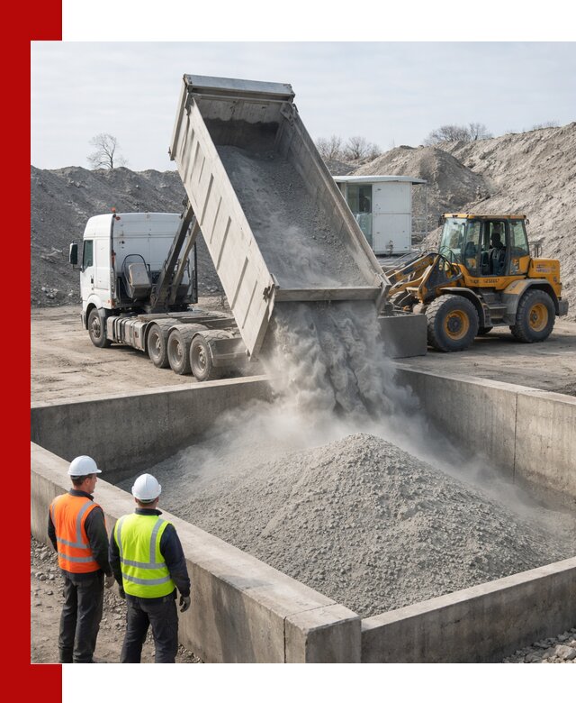 Доставка цемента навалом в Нижнеудинске крупными партиями