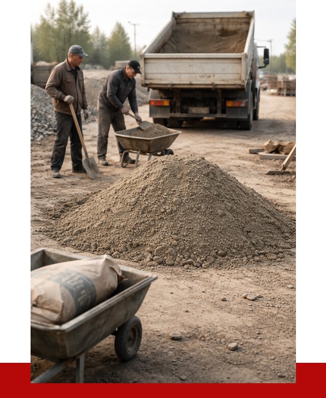 Цементно-песчаная смесь М150 в Нижнеудинске от 4780 р. | ПРОНЕРУДНжк
