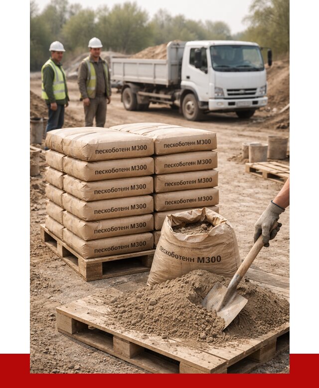 Пескобетон М300 в Нижнеудинске с доставкой от 4730 р. за куб | ПРОНЕРУДНжк