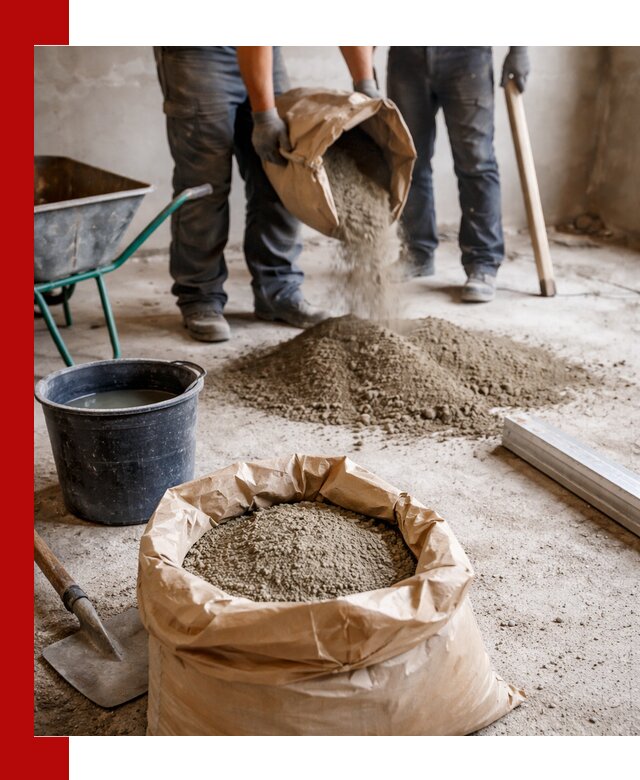 Доставка сухой смеси для стяжки в Нижнеудинске