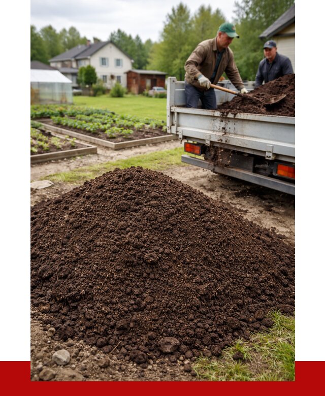 Плодородный грунт в Нижнеудинске с доставкой от 4272 р. | ПРОНЕРУДНжк
