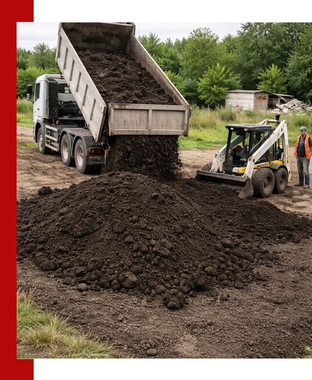 Поставка плодородной земли с доставкой самосвалом в Нижнеудинске
