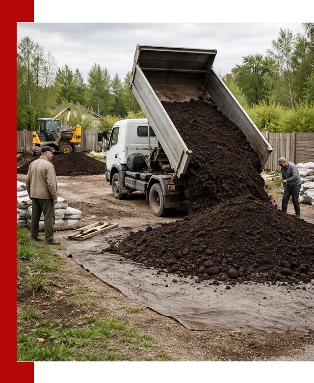 Доставка качественного почвогрунта в Нижнеудинске оптом и в розницу