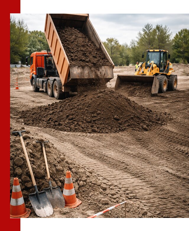 Поставка и доставка планировочного грунта в Нижнеудинске