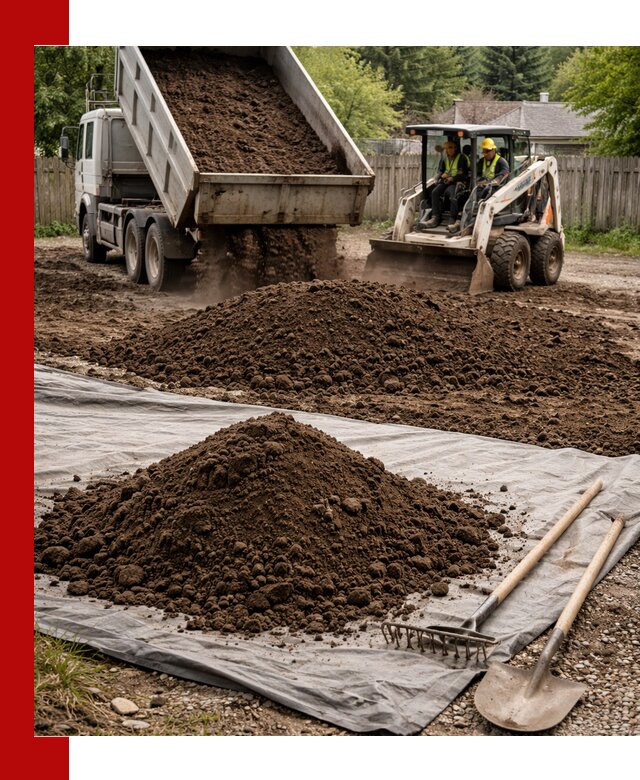 Грунт для отсыпки участка с доставкой в Нижнеудинске